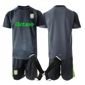 Aston Villa Brankářské Dětské Domácí dres komplet 2025-26 Krátký Rukáv (+ trenýrky)